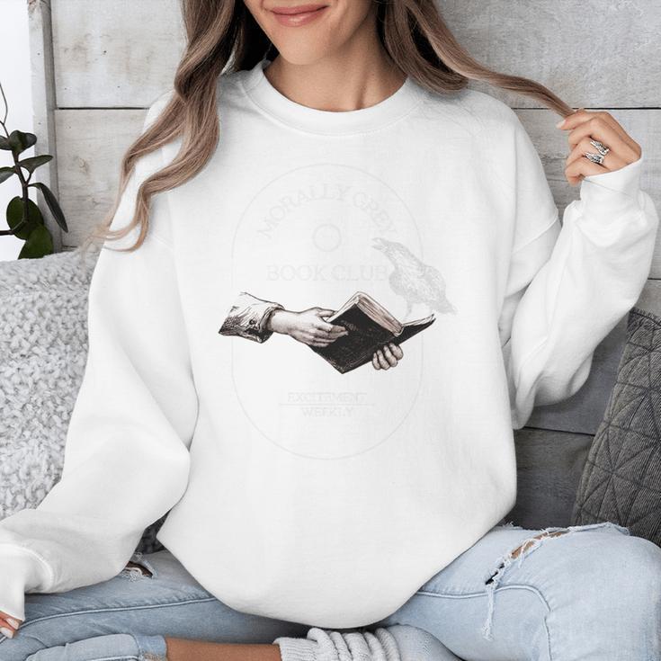 In My Morally Grey Book Club Era Adult Romance Novel Lover Unisex Sweatshirt In My Morally Grey Book Club Era Adult Romance Novel Lover Unisex Sweatshirt