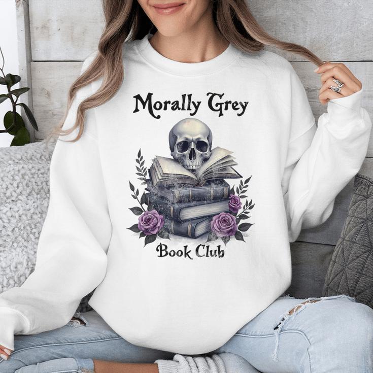 Morally Grey Book Club Gothic Vintage Style Unisex Sweatshirt