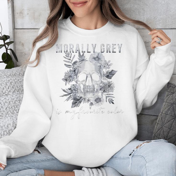 Morally Grey Is My Favorite Color Morally Grey Book Club Unisex Sweatshirt