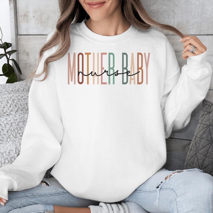 Mother Baby Nurse Postpartum Mom Baby Nursing Graduation Unisex Sweatshirt