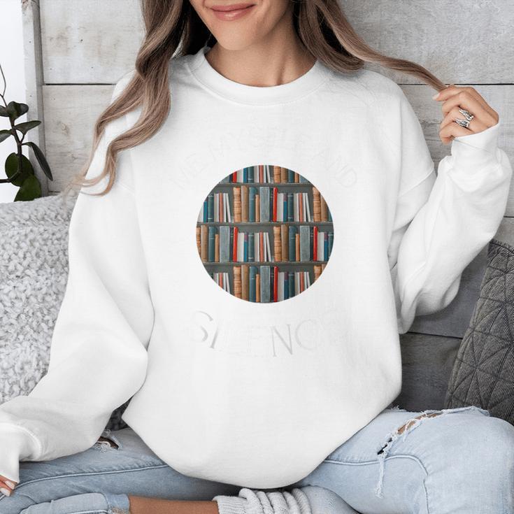 Me Myself And Silence Sarcastic Reading Books Introvert Top Raglan Baseball Tee Unisex Sweatshirt Me Myself And Silence Sarcastic Reading Books Introvert Top Raglan Baseball Tee Unisex Sweatshirt