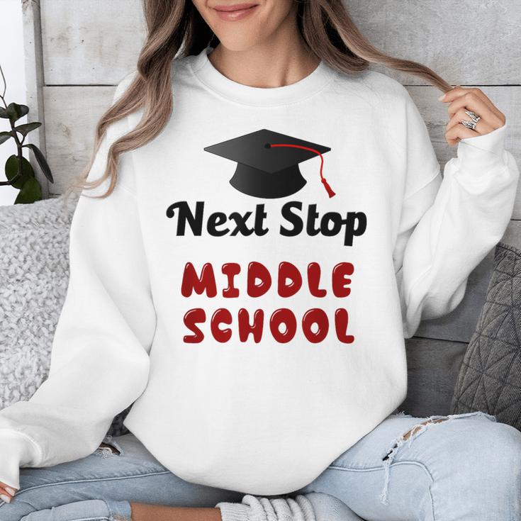 Next Stop Middle School Graduation Unisex Sweatshirt