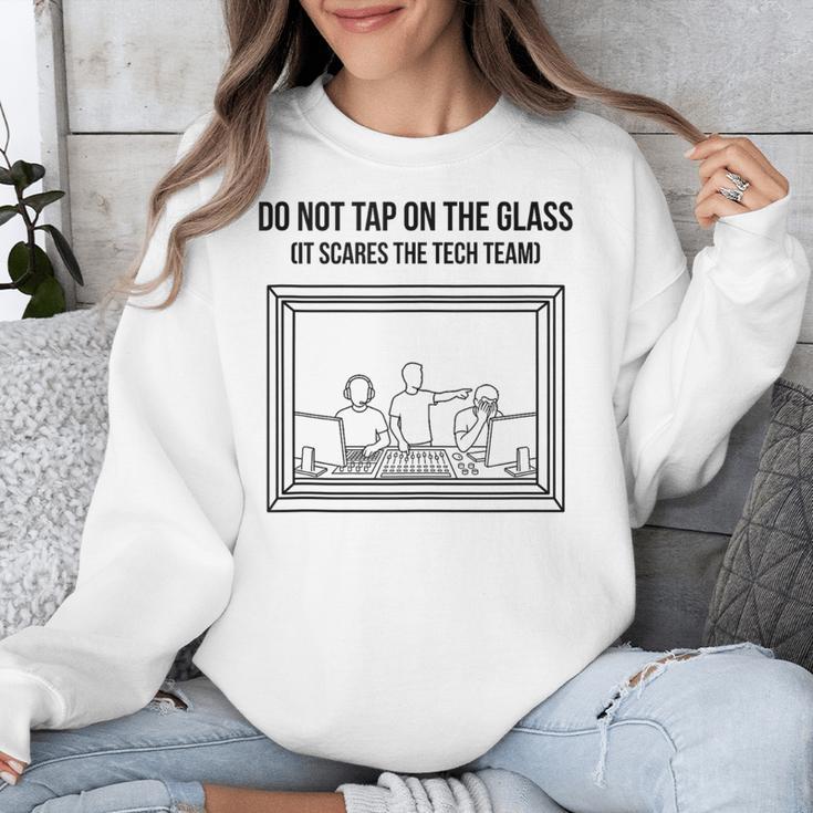 Do Not Tap On The Glass Sound Booth Introvert Unisex Sweatshirt Do Not Tap On The Glass Sound Booth Introvert Unisex Sweatshirt