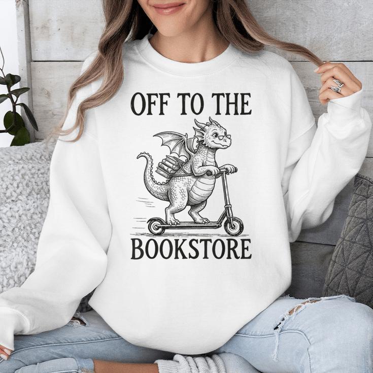 Off To The Bookstore Reading Bookworm Unisex Sweatshirt