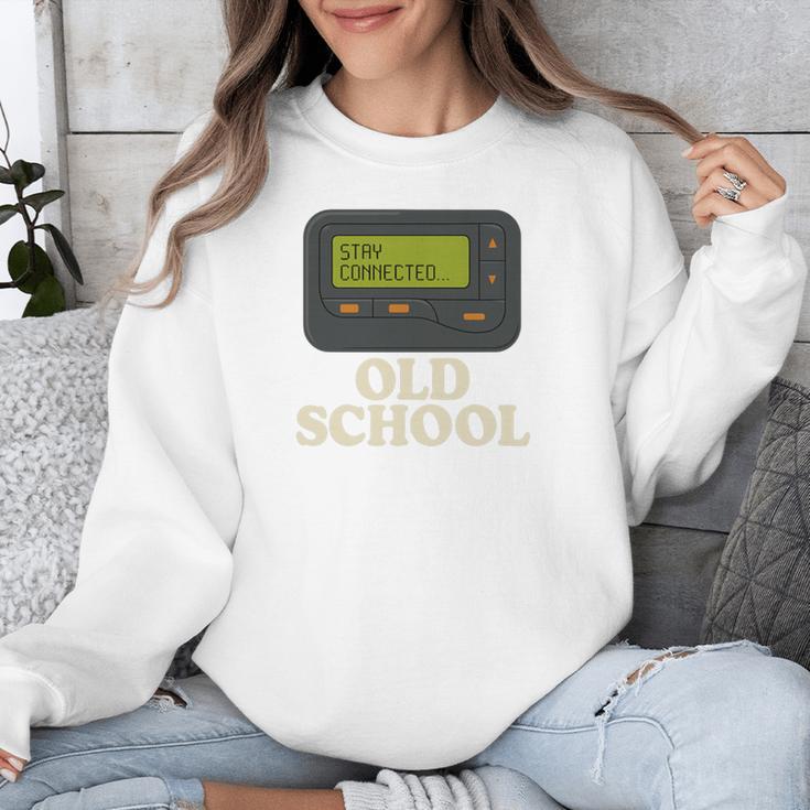 Old School 90s Pager Retro Nostalgia Vintage Tech Gen Unisex Sweatshirt Old School 90s Pager Retro Nostalgia Vintage Tech Gen Unisex Sweatshirt