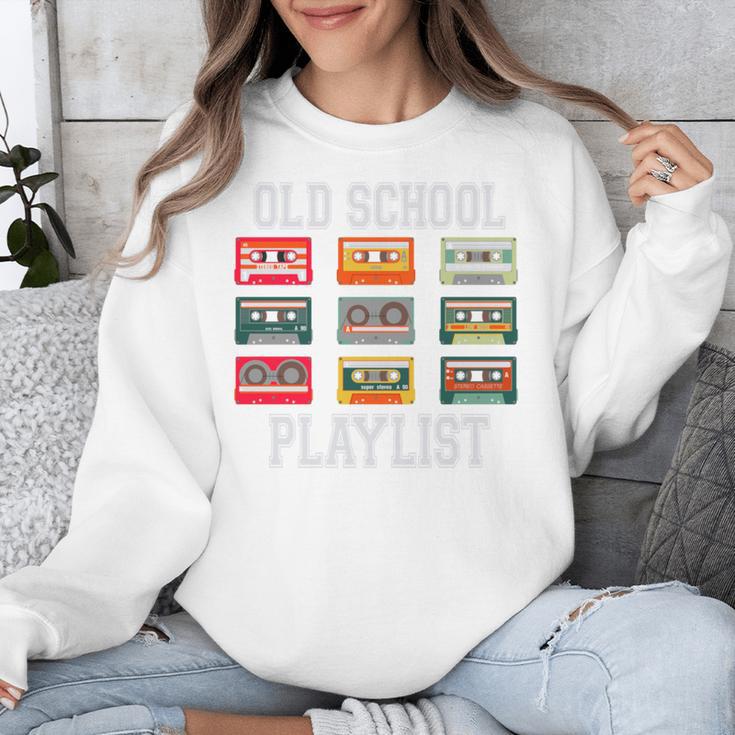 Old School Playlist Nostalgia Vibes Cassette Unisex Sweatshirt Old School Playlist Nostalgia Vibes Cassette Unisex Sweatshirt