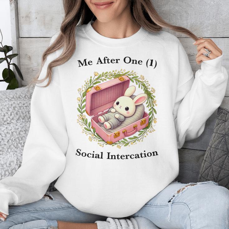 Me After One Social Interaction Introvert Saying Unisex Sweatshirt Me After One Social Interaction Introvert Saying Unisex Sweatshirt