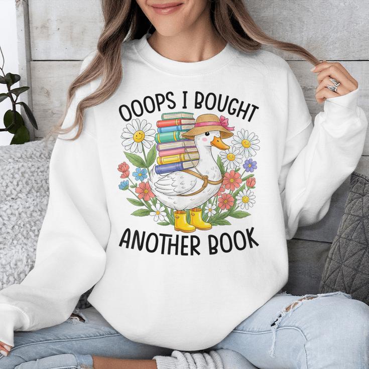 Oops I Bought Another Book Goose Unisex Sweatshirt