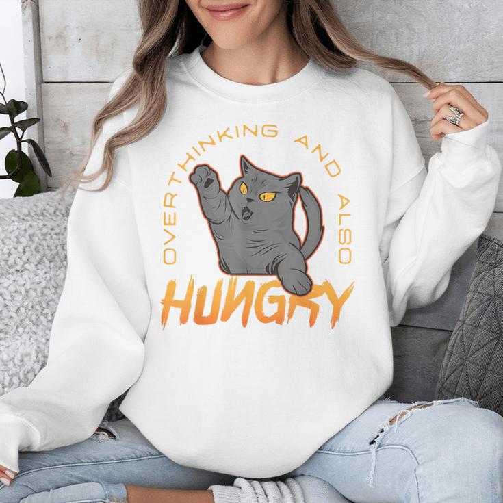 Overthinking And Also Hungry Introverted Overthinker Unisex Sweatshirt Overthinking And Also Hungry Introverted Overthinker Unisex Sweatshirt
