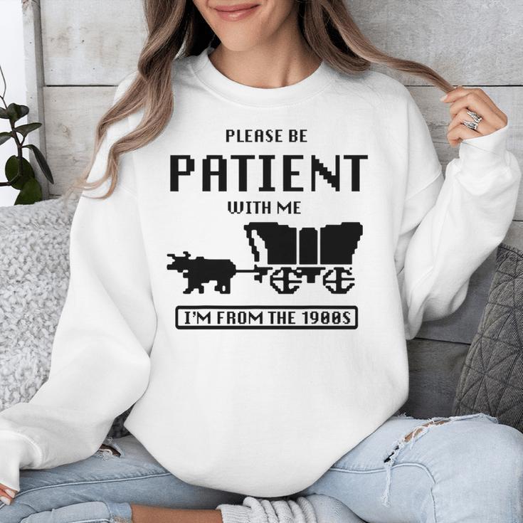 Be Patient With Me I'm From The 1900s Premium Tri-Blend Unisex Sweatshirt Be Patient With Me I'm From The 1900s Premium Tri-Blend Unisex Sweatshirt