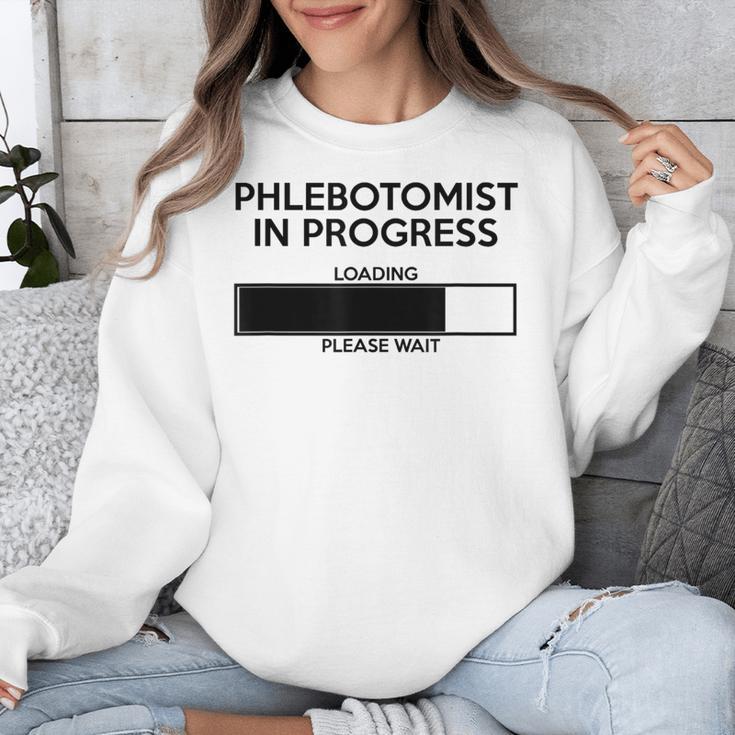 Phlebotomist In Progress Phlebotomy School Graduation Unisex Sweatshirt
