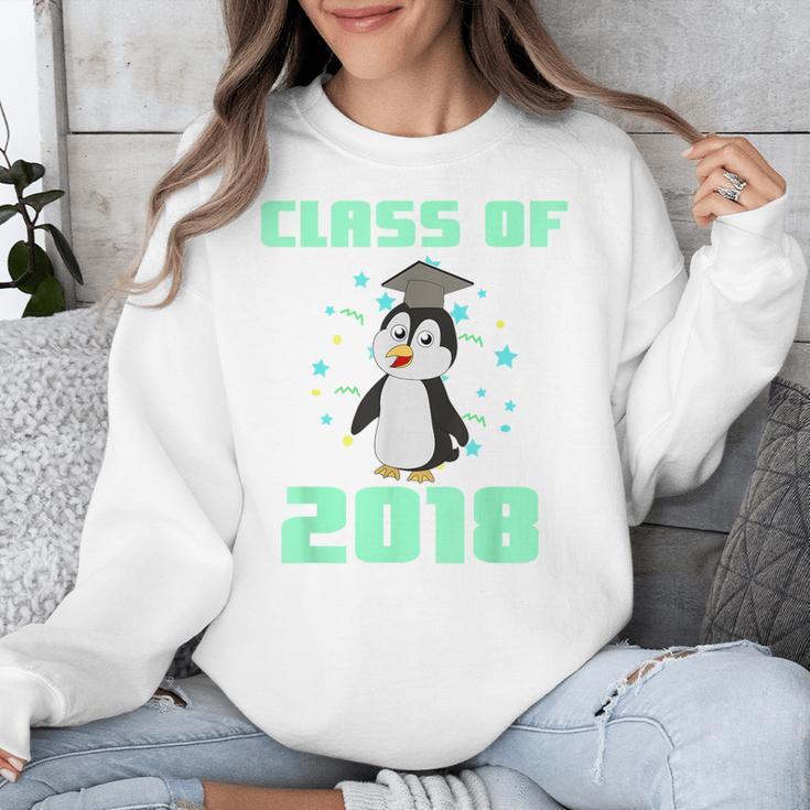 Pinguin Class 2018 Shirt Graduation Kids Graduate Unisex Sweatshirt