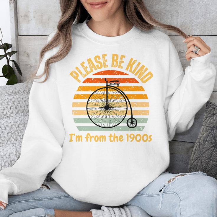 Please Be Kind I'm From The 1900s Penny Farthing Premium Unisex Sweatshirt Please Be Kind I'm From The 1900s Penny Farthing Premium Unisex Sweatshirt