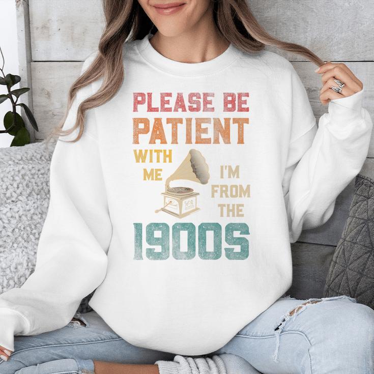 Please Be Patient With Me I'm From The 1900s Cool Gramophone Premium Unisex Sweatshirt Please Be Patient With Me I'm From The 1900s Cool Gramophone Premium Unisex Sweatshirt