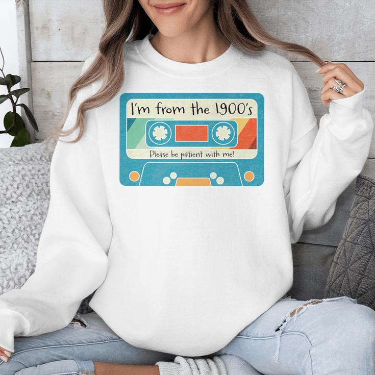 Please Be Patient With Me I'm From The 1900s Dad Premium Unisex Sweatshirt