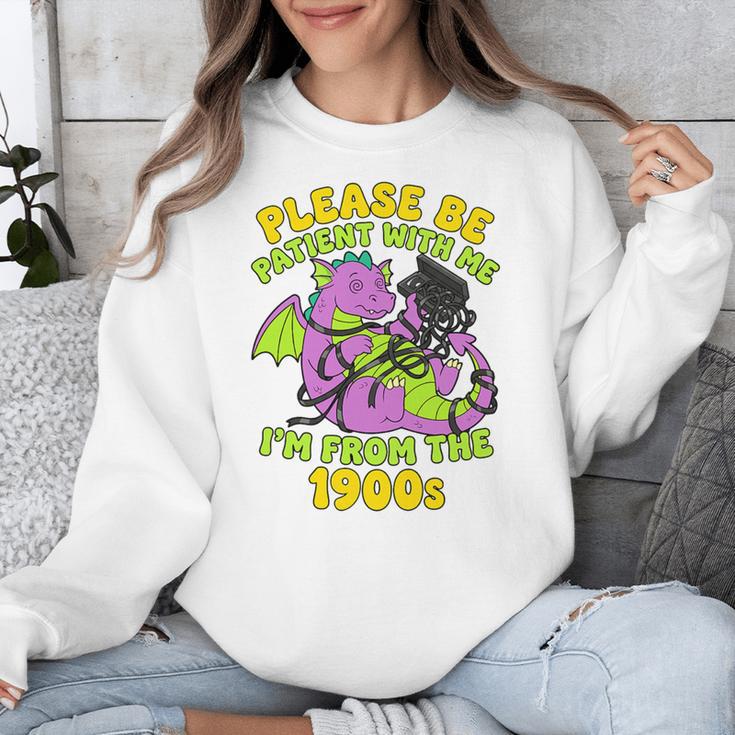 Please Be Patient I'm From The 1900s Dragon Men Women Premium Tri-Blend Unisex Sweatshirt Please Be Patient I'm From The 1900s Dragon Men Women Premium Tri-Blend Unisex Sweatshirt