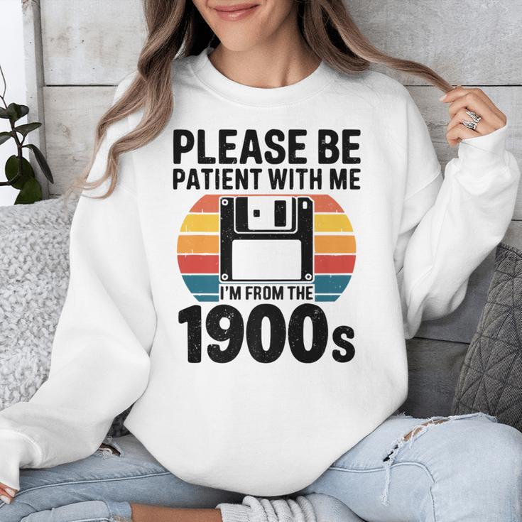 Please Be Patient With Me I'm From The 1900s Floppy Disk Premium Unisex Sweatshirt Please Be Patient With Me I'm From The 1900s Floppy Disk Premium Unisex Sweatshirt