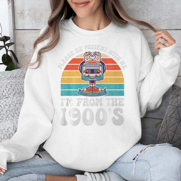 Please Be Patient With Me I'm From The 1900s Kawaii Premium Tri-Blend Unisex Sweatshirt