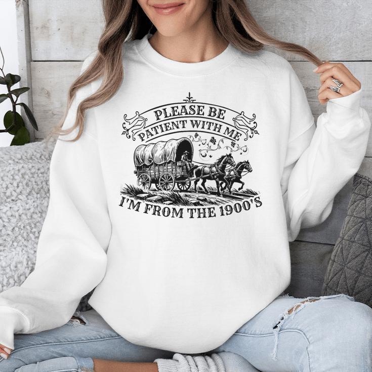 Please Be Patient With Me I'm From The 1900s For Men Women Premium Tri-Blend Unisex Sweatshirt Please Be Patient With Me I'm From The 1900s For Men Women Premium Tri-Blend Unisex Sweatshirt