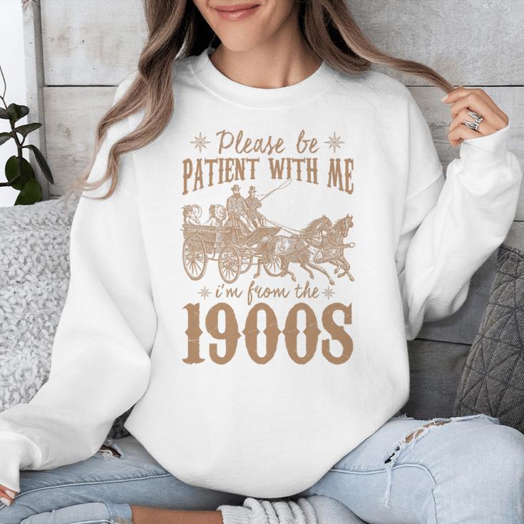 Please Be Patient I'm From The 1900s Mom Dad Men Women Premium Tri-Blend Unisex Sweatshirt Please Be Patient I'm From The 1900s Mom Dad Men Women Premium Tri-Blend Unisex Sweatshirt