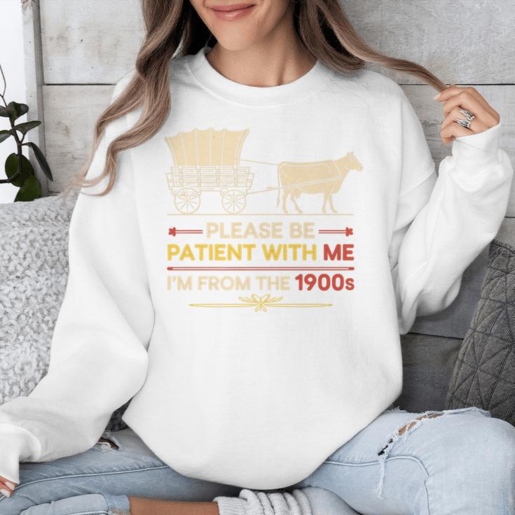 Please Be Patient With Me I'm From The 1900s Old Tee Premium Unisex Sweatshirt Please Be Patient With Me I'm From The 1900s Old Tee Premium Unisex Sweatshirt