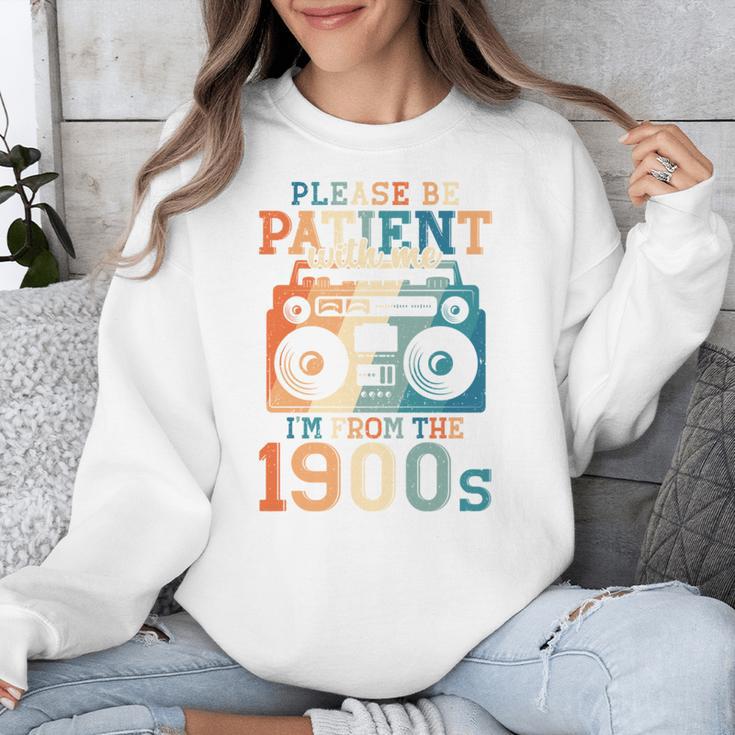 Please Be Patient With Me I'm From The 1900s Retro 90s Dad Unisex Sweatshirt