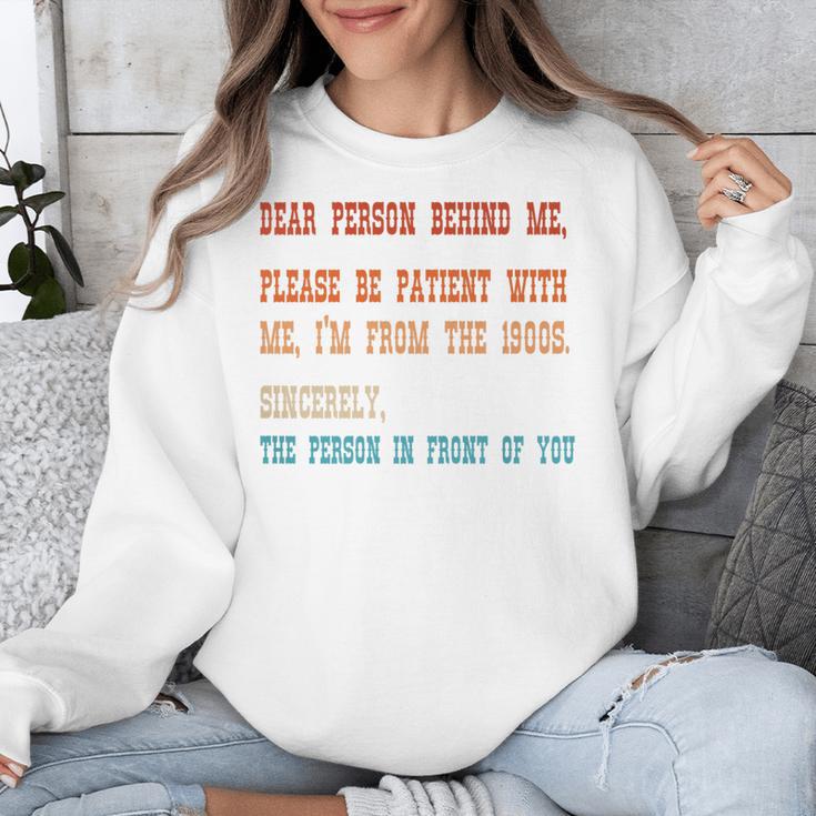 Please Be Patient With Me I'm From The 1900s Sarcastic Premium Unisex Sweatshirt Please Be Patient With Me I'm From The 1900s Sarcastic Premium Unisex Sweatshirt