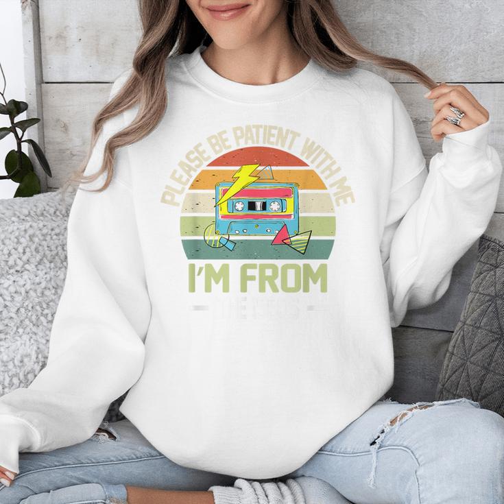 Please Be Patient With Me I'm From The 1900s Vintage Cassett Unisex Sweatshirt Please Be Patient With Me I'm From The 1900s Vintage Cassett Unisex Sweatshirt