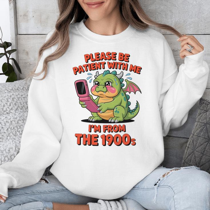 Please Be Patient I'm From The 1900s Vintage Men Women Premium Tri-Blend Unisex Sweatshirt Please Be Patient I'm From The 1900s Vintage Men Women Premium Tri-Blend Unisex Sweatshirt