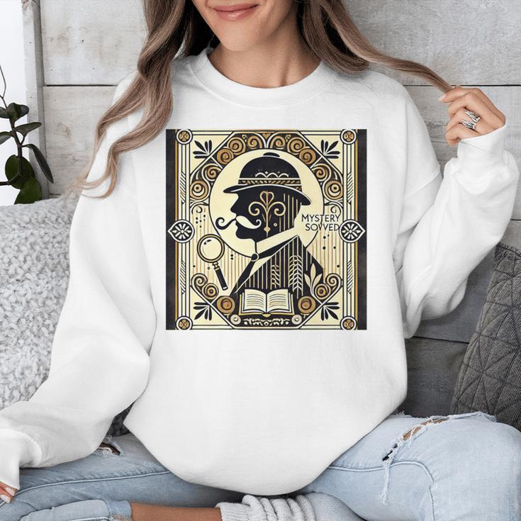 Poirot Mystery Books Vintage Detective Premium Tri-Blend Unisex Sweatshirt Poirot Mystery Books Vintage Detective Premium Tri-Blend Unisex Sweatshirt