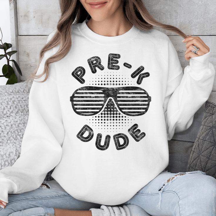 Pre-K Dude Shirt Boy Girl Graduation Back To School Unisex Sweatshirt