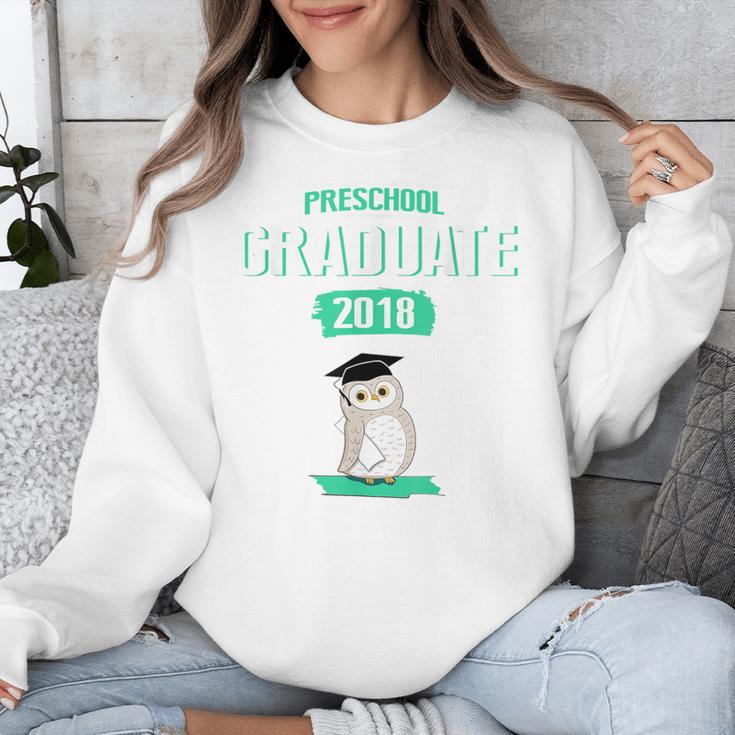 Pre K Graduation Shirt Cute Graduate 2018 Wise Owl Unisex Sweatshirt