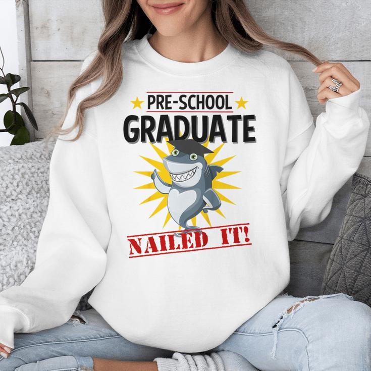 Pre K Nailed It Shirt 2019 Shark Graduation TShirt Unisex Sweatshirt