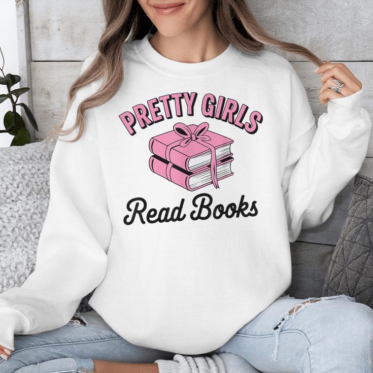 Pretty Girls Read Books Bookworm Book Lover Teacher Unisex Sweatshirt Pretty Girls Read Books Bookworm Book Lover Teacher Unisex Sweatshirt