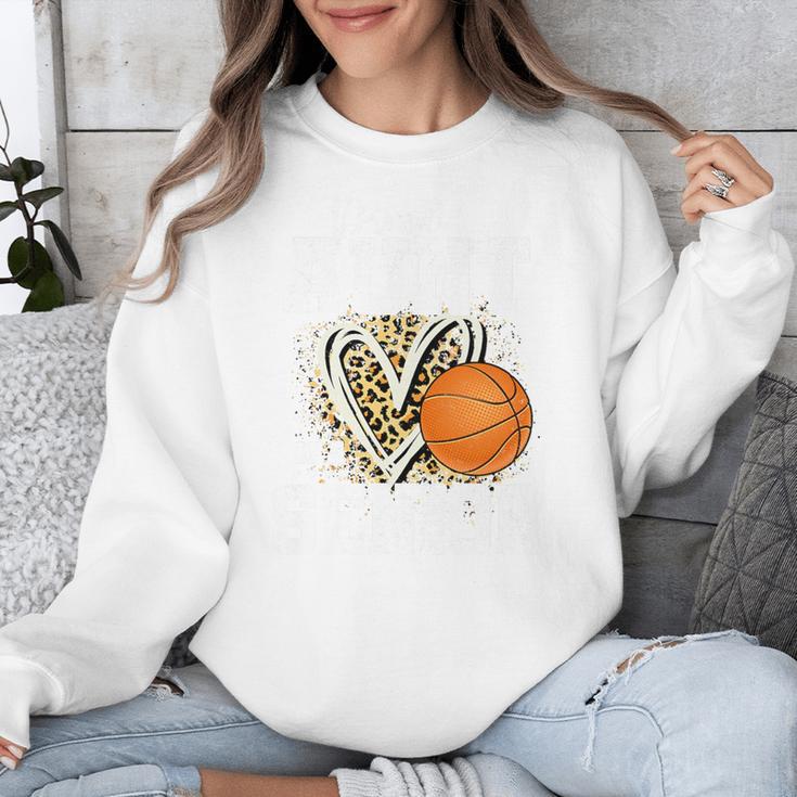 Proud Aunt Of A 2026 Senior Basketball Graduation Leopard Premium Tri-Blend Unisex Sweatshirt