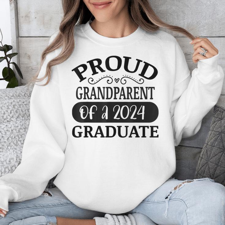 Proud Grandparent Of A Class Of 2024 Graduate Graduation Unisex Sweatshirt