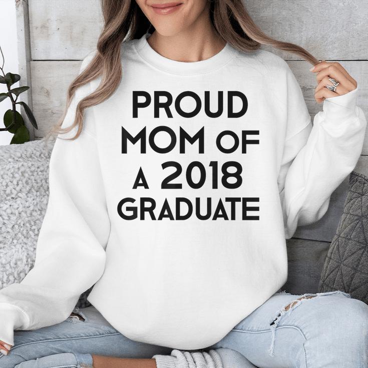 Proud Mom Of A 2018 Graduate Mama Graduation Unisex Sweatshirt