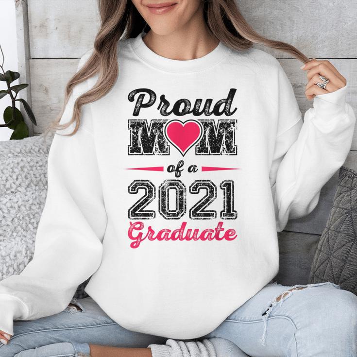 Proud Mom Of A 2021 Graduate Senior Graduation Unisex Sweatshirt