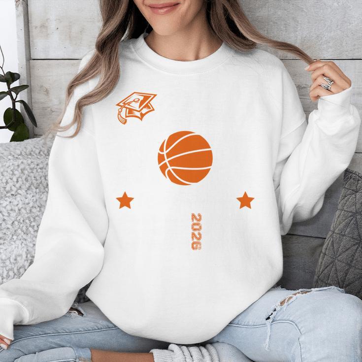 Proud Mom Of a Basketball Senior Class Of 2026 Graduation Unisex Sweatshirt