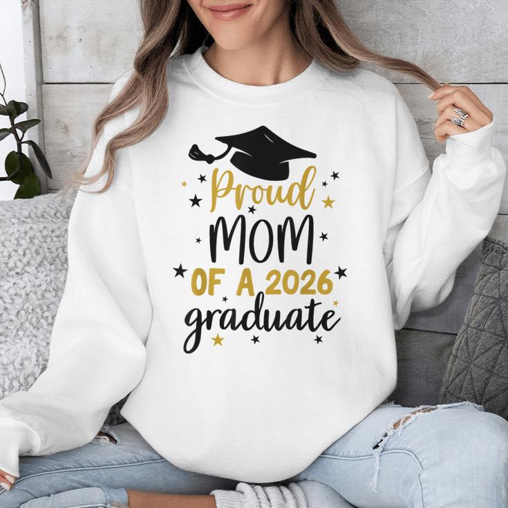 Proud Mom Of A Class Of 2026 Graduate Senior Graduation 2026 Unisex Sweatshirt