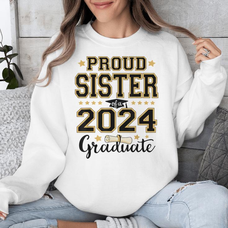 Proud Sister Of A 2024 Graduate Senior Graduation Unisex Sweatshirt