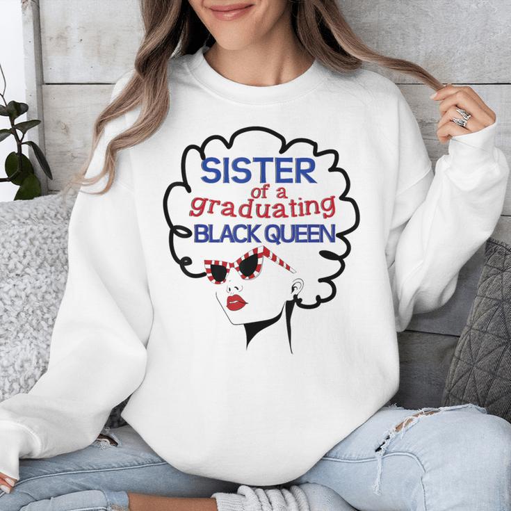 Proud Sister Queen Graduation Shirt African American Unisex Sweatshirt