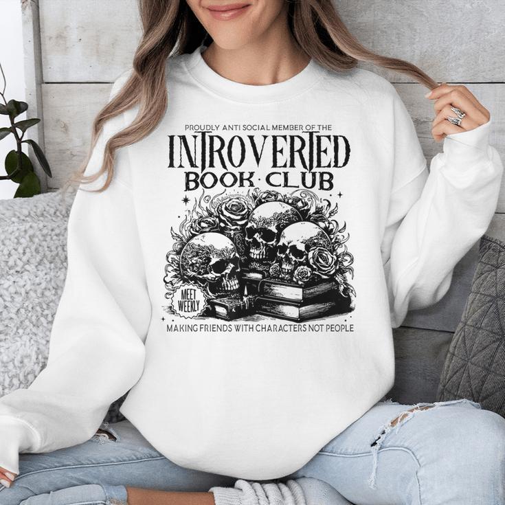 Proudly Anti Social Member Of The Introverted Book Club Unisex Sweatshirt