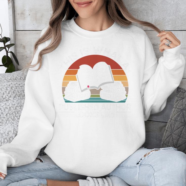 Published Author Book Writer Book Writing Novelist Premium Tri-Blend Unisex Sweatshirt