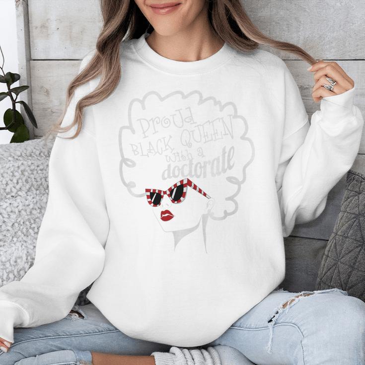 Queen PhD Doctorate Degree Graduation EdD PsyD Premium Tri-Blend Unisex Sweatshirt