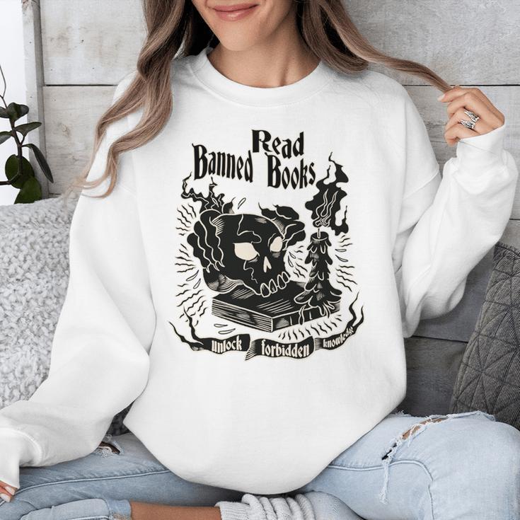Read Banned Books Unlock Forbidden Knowledge Unisex Sweatshirt Read Banned Books Unlock Forbidden Knowledge Unisex Sweatshirt