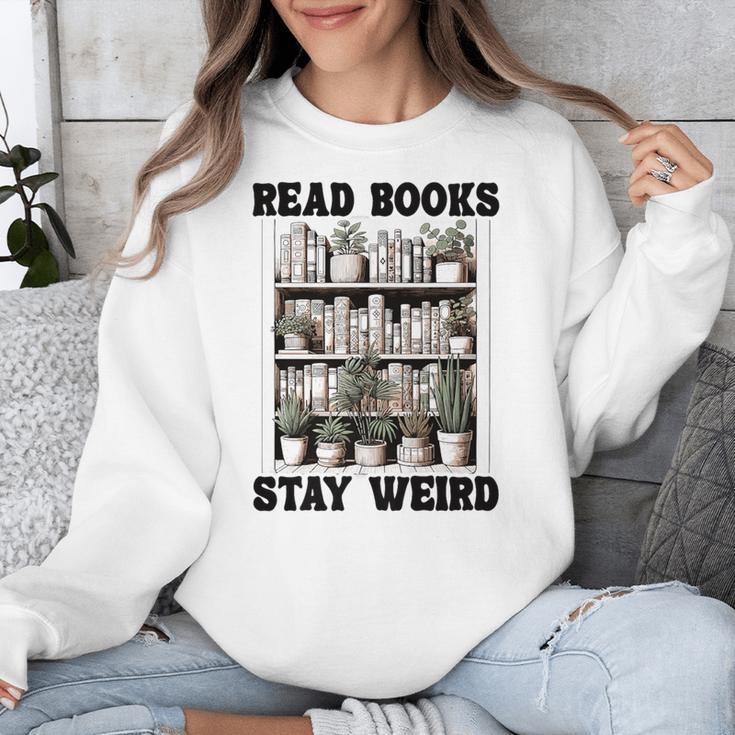 Read Books Stay Weird Book Lover Joke Introvert Reading Premium Unisex Sweatshirt Read Books Stay Weird Book Lover Joke Introvert Reading Premium Unisex Sweatshirt