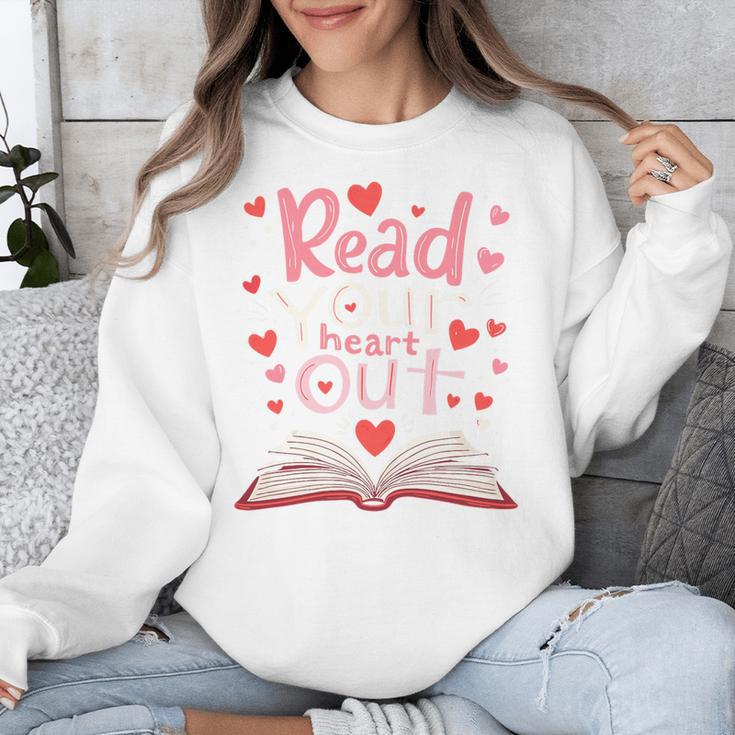 Read Your Heart Out Teacher Valentines Day Reading Book Love Premium Tri-Blend Unisex Sweatshirt Read Your Heart Out Teacher Valentines Day Reading Book Love Premium Tri-Blend Unisex Sweatshirt