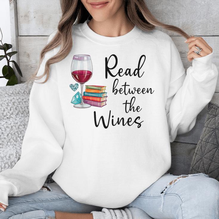 Read Between The Wines Im Just a Girl Who Loves Books & Wine Unisex Sweatshirt Read Between The Wines Im Just a Girl Who Loves Books & Wine Unisex Sweatshirt