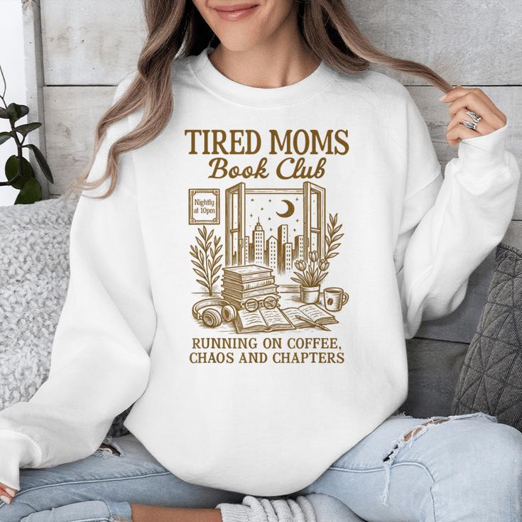 Reading Book Lover Bookish Motherhood Tired Moms Book Club Unisex Sweatshirt Reading Book Lover Bookish Motherhood Tired Moms Book Club Unisex Sweatshirt